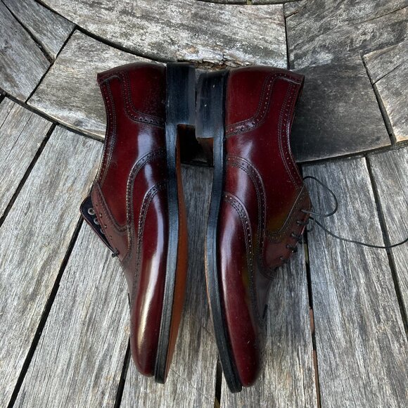 hanover usa wingtip burgundy 8.5 C/A main image 4